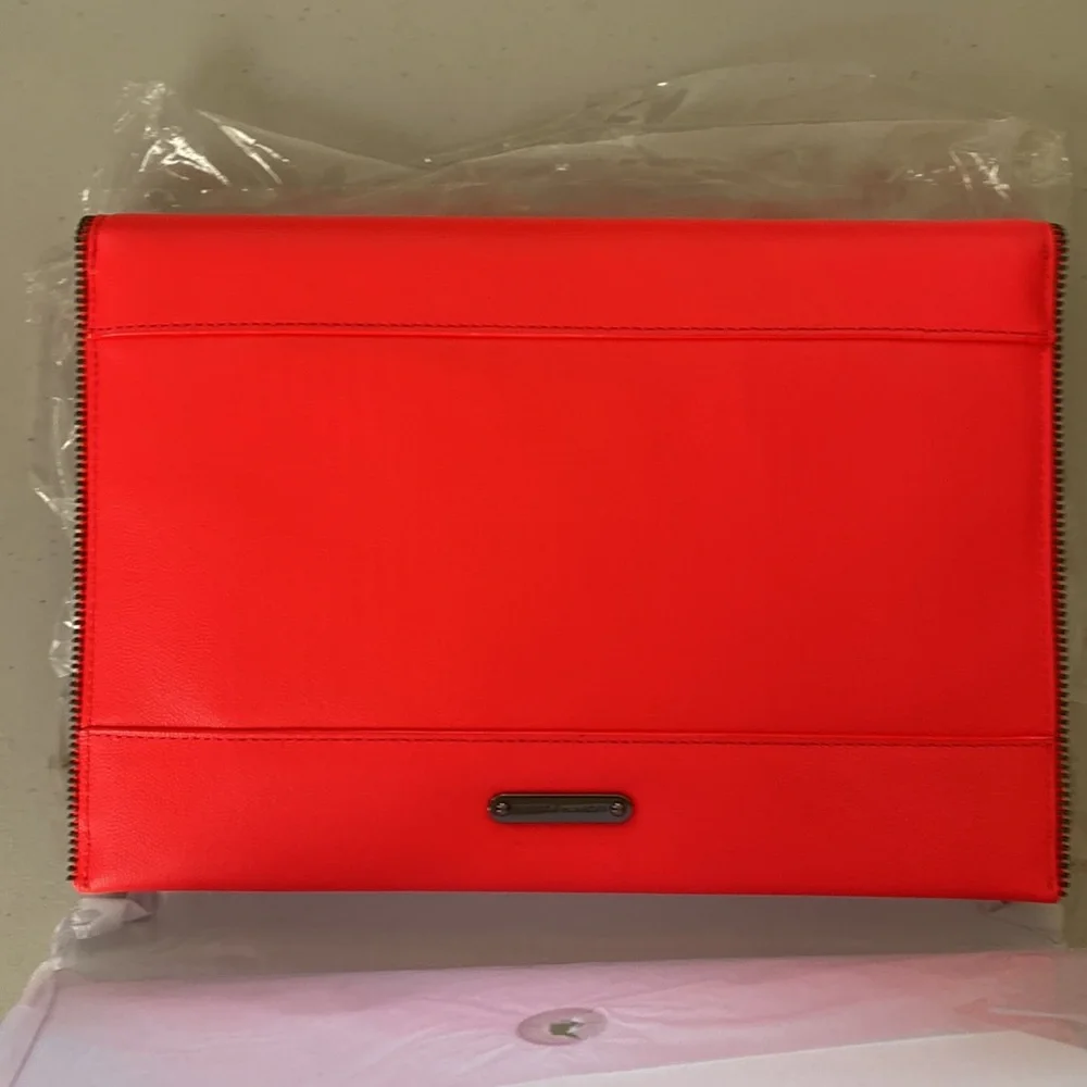 Rebecca Minkoff Hot Pink Envelope Clutch
